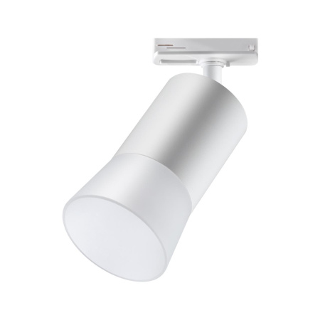 Св-к трековый однофазный двухжильный (универсальный) IP20 GU10 9W 220V ELINA белый NOVOTECH