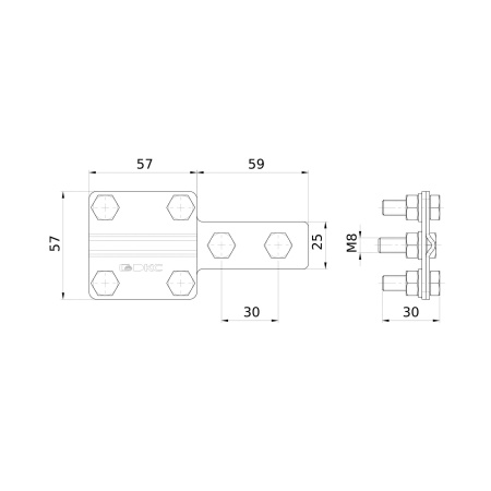Контрольный соединитель DKC