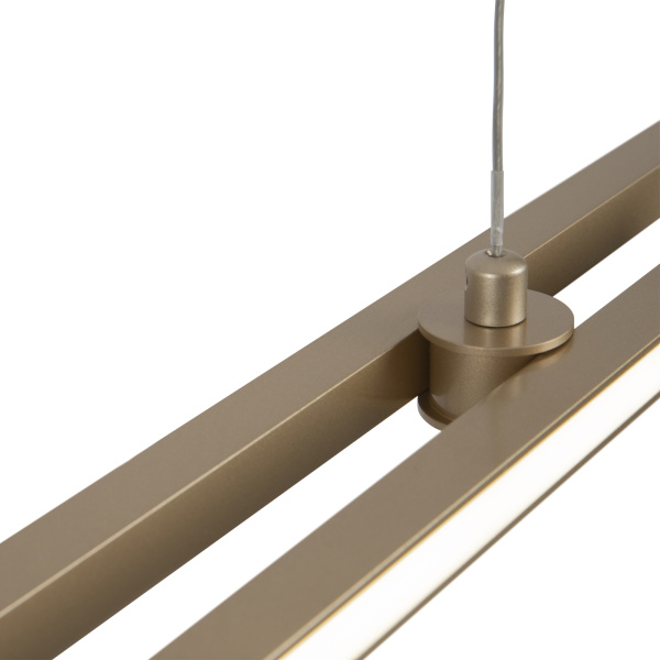 Подвесной светильник 2*LED 48Вт Латунь IP20 Halo MOD005PL-L48BSK Maytoni