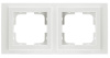 Despina Рамка универсальная 2 мест . Белый IP20 Mono