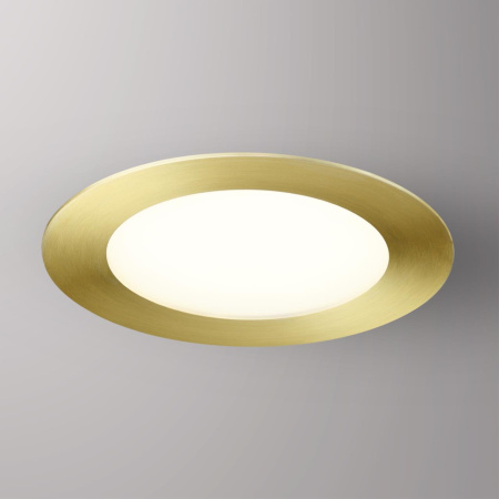 Встр.св/д св-к с перекл.цвет.темп.IP20 LED 3000К/4000К/6000К 15W 220V бронза светлая LANTE NOVOTECH