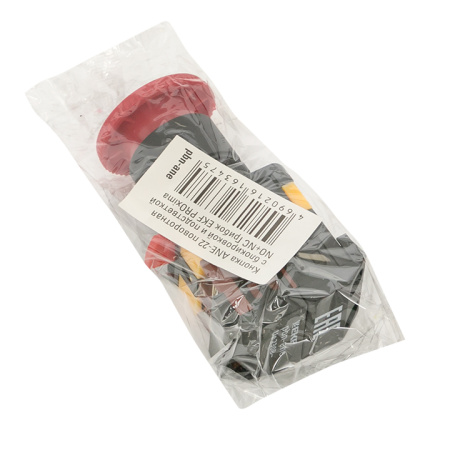 Кнопка ANE-22 поворотная c блокировкой и подстветкой NO+NC Грибок PROxima EKF