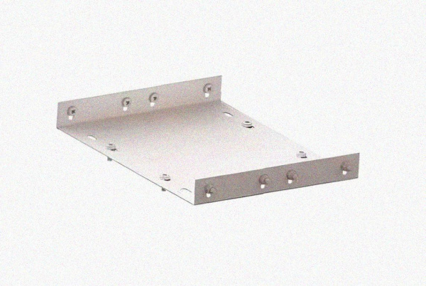 Соединитель лотковый замковый СЛЗ-150х80х1,0 УХЛ1, оцинкованный лист, S1,0