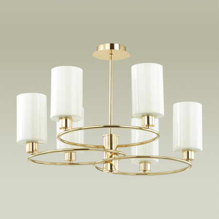 Люстра потолочная E14 6*40W 220V AVERY золотой LUMION