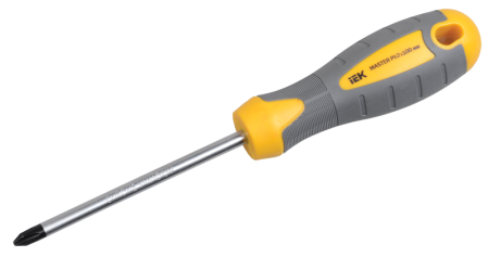 Отвертка крестовая MASTER Ph0х75мм IEK