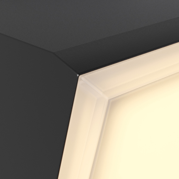 Настенный светильник (бра) 10Вт 3000К Графит IP54 Brick O436WL-L10GF3K1 Outdoor Maytoni