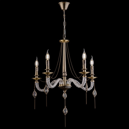 Люстра 5*E14 40Вт Бронза Антик IP20 Charis FR2007PL-05BZ Freya