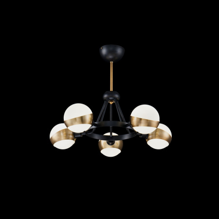 Люстра 5*E14 60Вт Черный IP20 Silvia FR5009PL-05B Freya