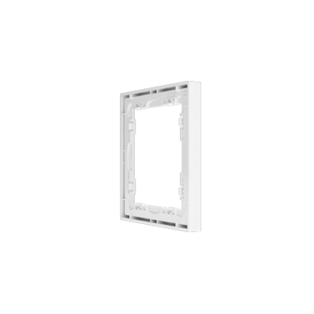 Рамка пластиковая Voltum S70 на 1 пост, (белый глянцевый)