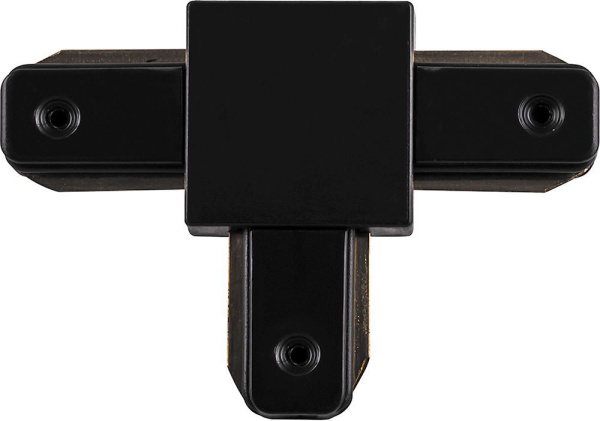 Коннектор Т-образный однофазный для шинопровода , черный , LD1003