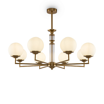 Люстра 8*E27 60Вт Латунь IP20 Bolas FR5185PL-08BS Freya