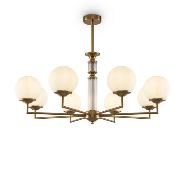 Люстра 8*E27 60Вт Латунь IP20 Bolas FR5185PL-08BS Freya