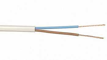 Провод ШВВП 2х0,75 белый ПСК