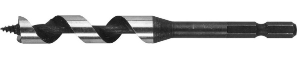 Сверло по дереву, спираль Левиса, шестигранный хвостовик 1/4", Эксперт 29483-120-10, d=10х120мм ЗУБР