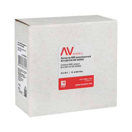 Контактор КМЭ 65А 230В АС AVERES EKF