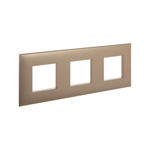 Рамка "Avanti", "Кремовый жемчуг", 3 поста (6 мод.) DKC