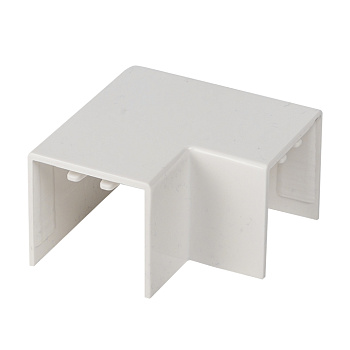 Поворот 90 гр, (25х25) (4 шт) белый EKF-Plast