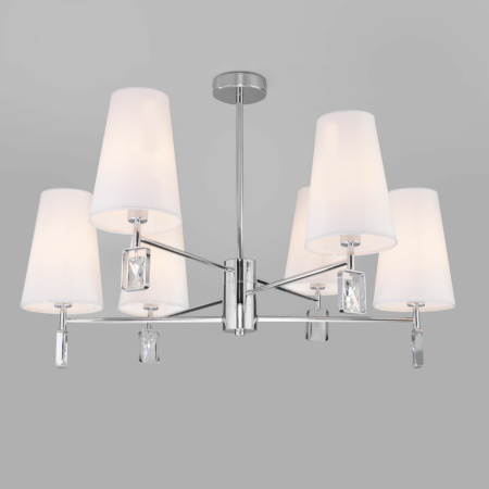 Классическая потолочная люстра 6*E14 40Вт хром IP20 Milazzo (60137/6 хром) Eurosvet