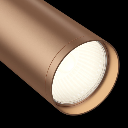 Светильник трековый 1*GU10 10Вт Черный и Медь матовая IP20 Focus S TR020-1-GU10-BC Technical