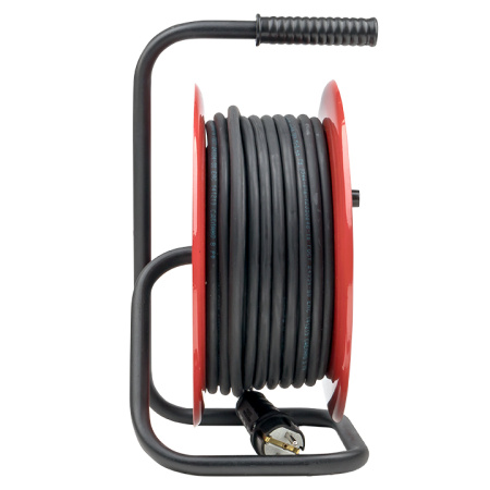 Удлинитель на катушке "Гефест 2,0" 4 гнезда 30м с заземлением и предохранителем КГ 3*2,5 16А/3,5кВт PROxima EKF