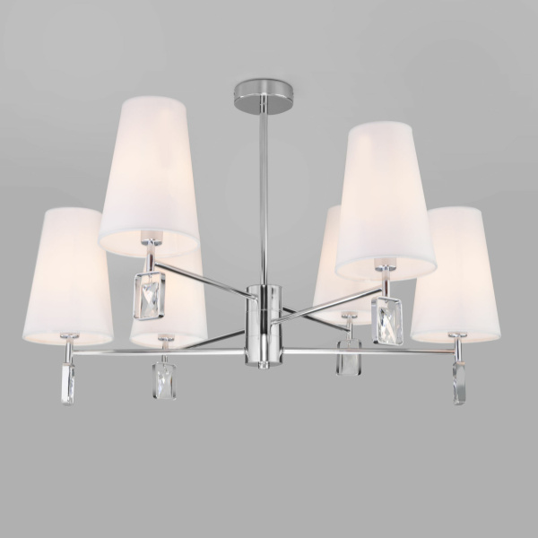 Классическая потолочная люстра 6*E14 40Вт хром IP20 Milazzo (60137/6 хром) Eurosvet