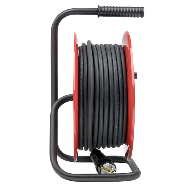 Удлинитель на катушке "Гефест 2,0" 4 гнезда 40м с заземлением и предохранителем КГ 3*1,5 16А/3,5кВт PROxima EKF