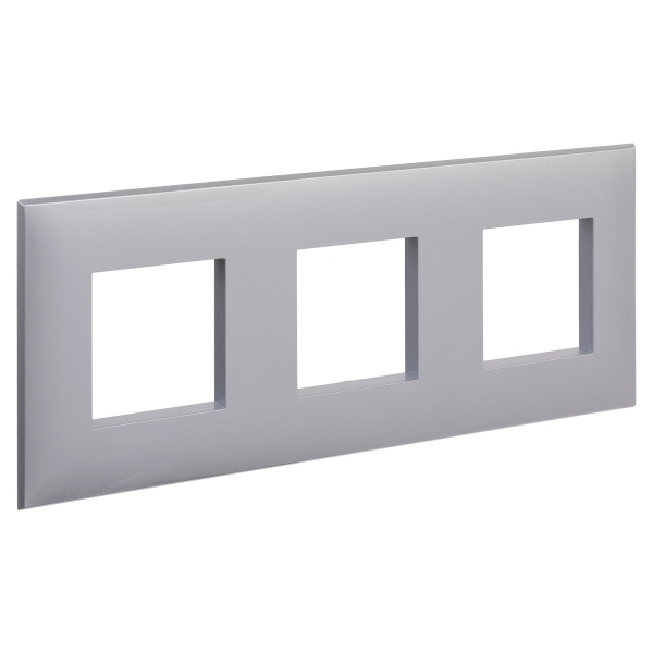 Рамка "Avanti", "Закаленная сталь", 3 поста (6 мод.) DKC