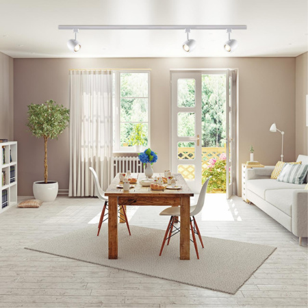 Св-к трековый однофазный IP20 GU10 50W 230V VETERUM белый NOVOTECH