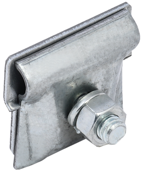 Держатель проводника круглого 6-10мм для фальца 0,6-3мм оцинкованная сталь IEK