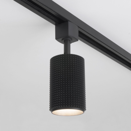 Трековый светильник для однофазного шинопровода 1*GU10 черный IP20 Spike (a048158) Elektrostandard