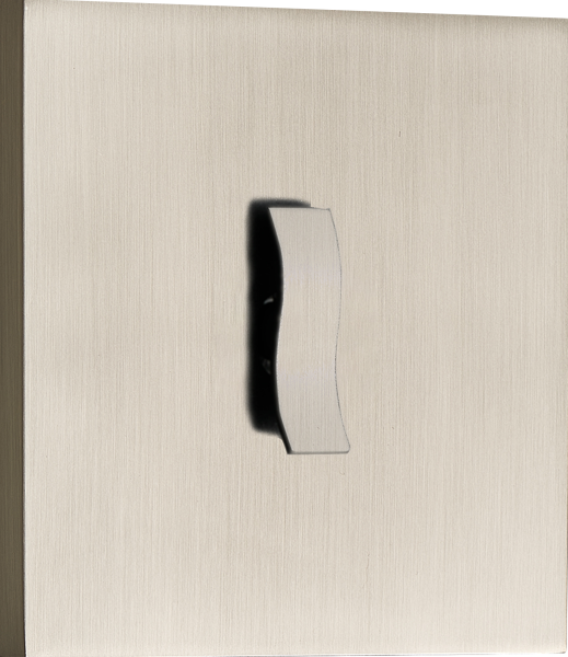 Donel N96 Переключатель на 1 тумблер, клавиша Wave, 10AX 250V, Никель, серия DT