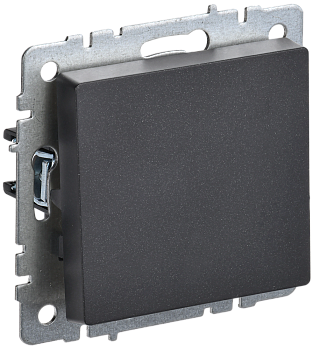 BRITE Выключатель 1-клавишный 10А ВС10-1-0-БрЧ черный IEK BRITE Выключатель 1-клавишный 10А ВС10-1-0-БрЧ черный IEK