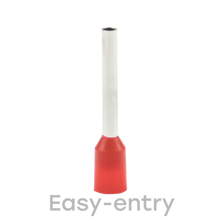 Наконечник штыревой втулочный изолированный НШвИ 1,0-8 (50шт) PROxima EKF