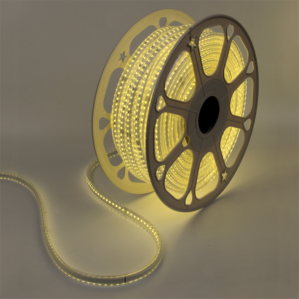 Лента светодиодная 220V безжильная 9W/m 120led/m IP67 50м 4500K General 