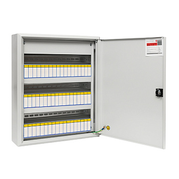 Щит распред, навесной ЩРН-54 пласт, замок (480х400х120) IP31 PROxima EKF