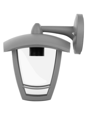 Светильник садово-парковый "СИТИ" НБУ 07-60-002 У1 4-х гранник настенный вниз серый TDM