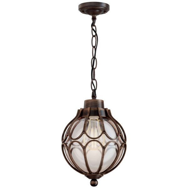 Подвесной светильник 1*E27 60Вт Золото Антик IP20 Via O024PL-01G Outdoor