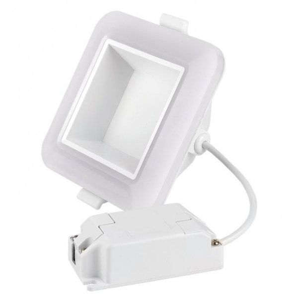 Светильник св/д встр.даунлайт 9W(700Лм) 4500K, 3 режима, IP40 85х85 квадрат белелый General