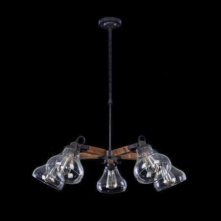 Люстра 5*E27 60Вт Черный IP20 Lorenza FR4171-PL-05-B Freya