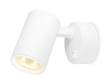 Накладной поворотный спот с выключателем TA1291 WH белый GU10 max 12W 87*55*138 Ambrella Light