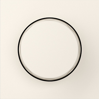 Donel A07 матовый кремовый накладка для светорегулятора поворотного, серия DB