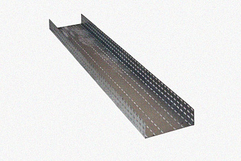 Лоток перфорированный ЛМ 150х25х2000 У3, окрашенный, S1,5