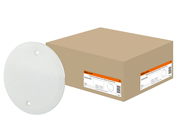 Крышка универсальная D86 мм, цвет белый TDM