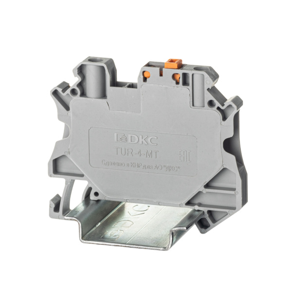 Клемма расцепительная, винтовой зажим, 2 точки подключения, 4 кв.мм, серая DKC Клемма расцепительная, винтовой зажим, 2 точки подключения, 4 кв.мм, серая DKC