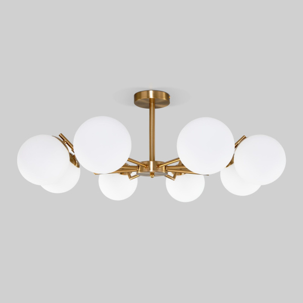 Потолочная люстра 8*E27 60Вт латунь IP20 Frost (70154/8 латунь) Eurosvet