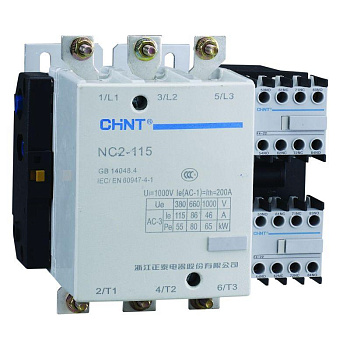 Контактор NC2-115 115A 230В/АС3 50Гц (R). CHINT