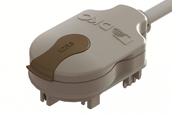 Отводной блок с кабелем 800 мм (FG07M1), L2/L3, 2P, 10A DKC