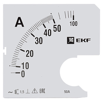 Шкала сменная для A961 50/5А-1,5 PROxima EKF