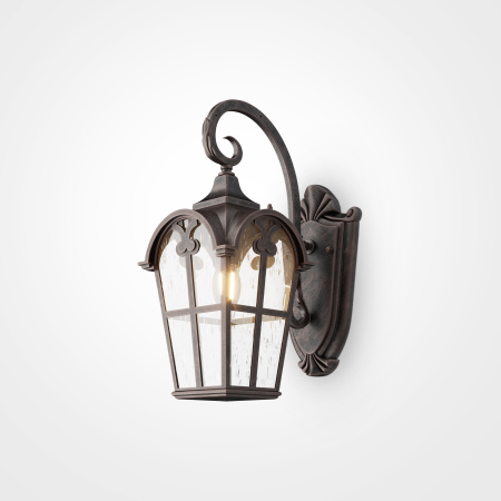 Настенный светильник (бра) 60Вт Бронза Антик IP44 Albion O413WL-01BZ Outdoor Maytoni