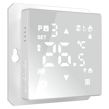 Умный сенсорный терморегулятор для теплого пола A IP20 Werkel